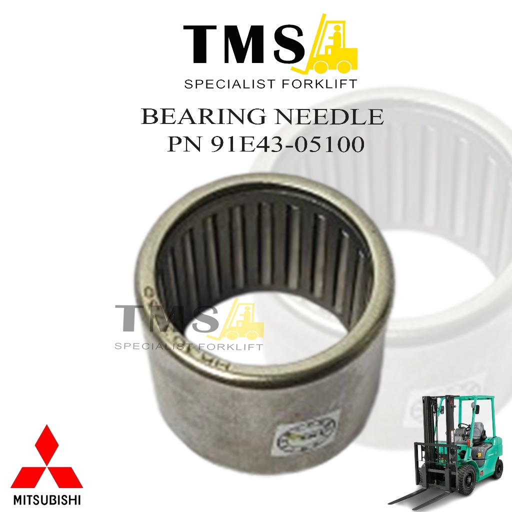 Bearing Needle 91E43-05100 Mitsubishi Forklift 91E4305100 Bearing Bambu - Gambar 2