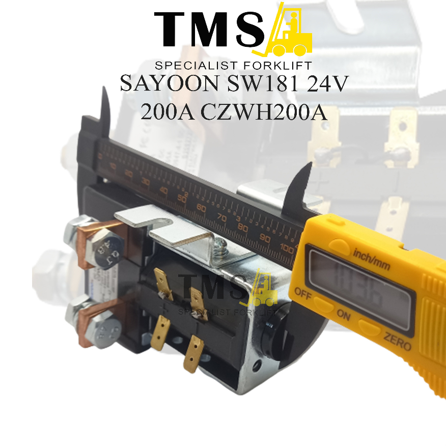 Contactor Sayoon DC SW181 24V 200Amp CZWH200A Forklift - Gambar 4