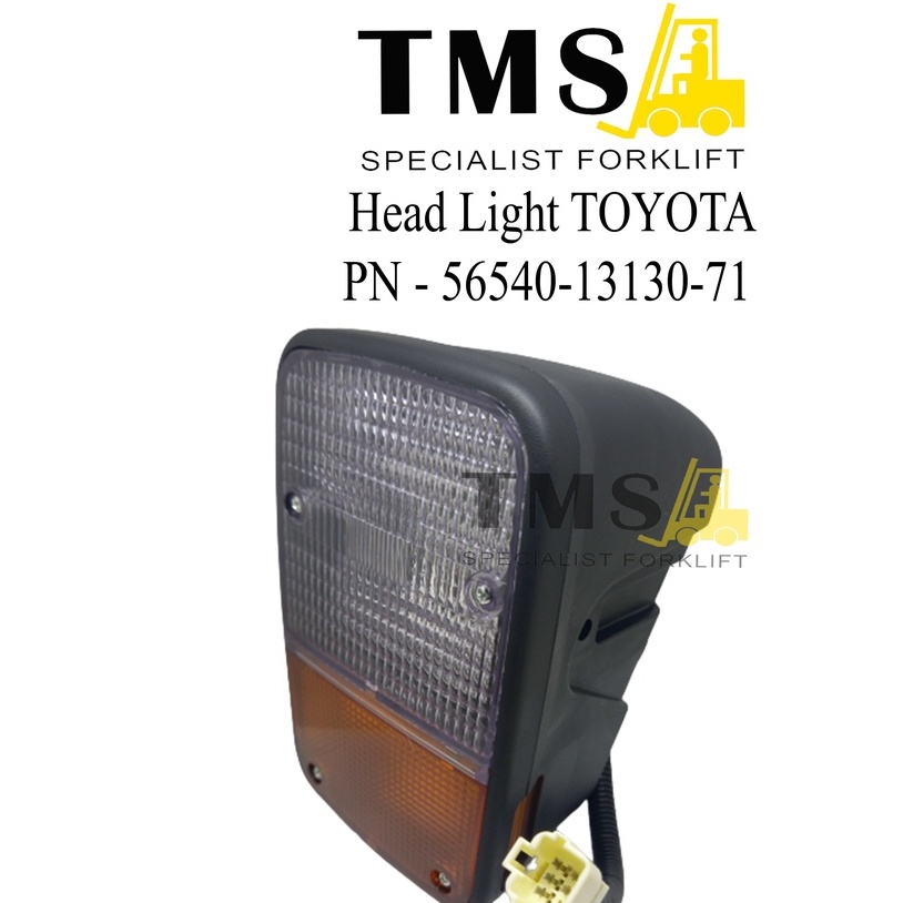 Head Light 48V PN 56540-13130-71 Lampu Forklift Toyota 7FB/8FB15-30 - Gambar 4