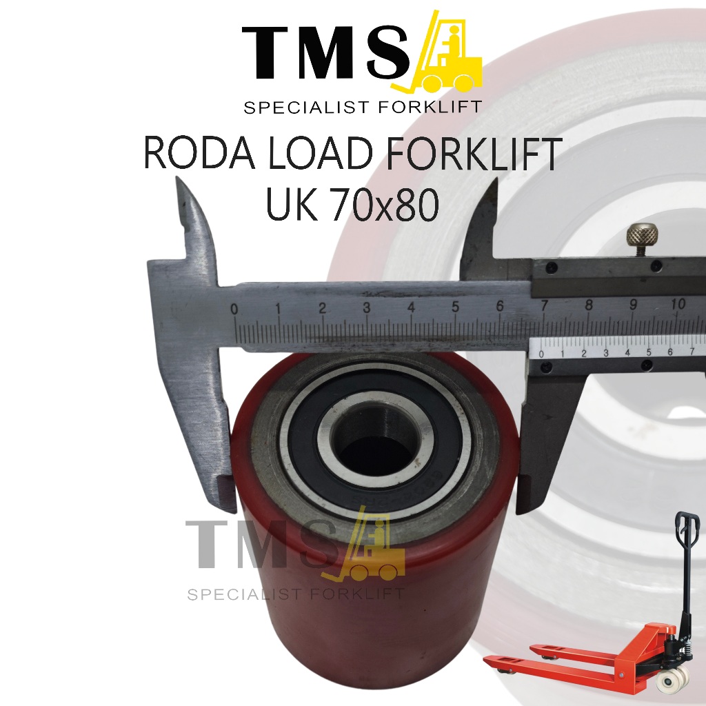 Roda Load Wheel Ukuran 70x80mm Forklift Hand Pallet,Electric Pallet Truck & Stacker - Gambar 5