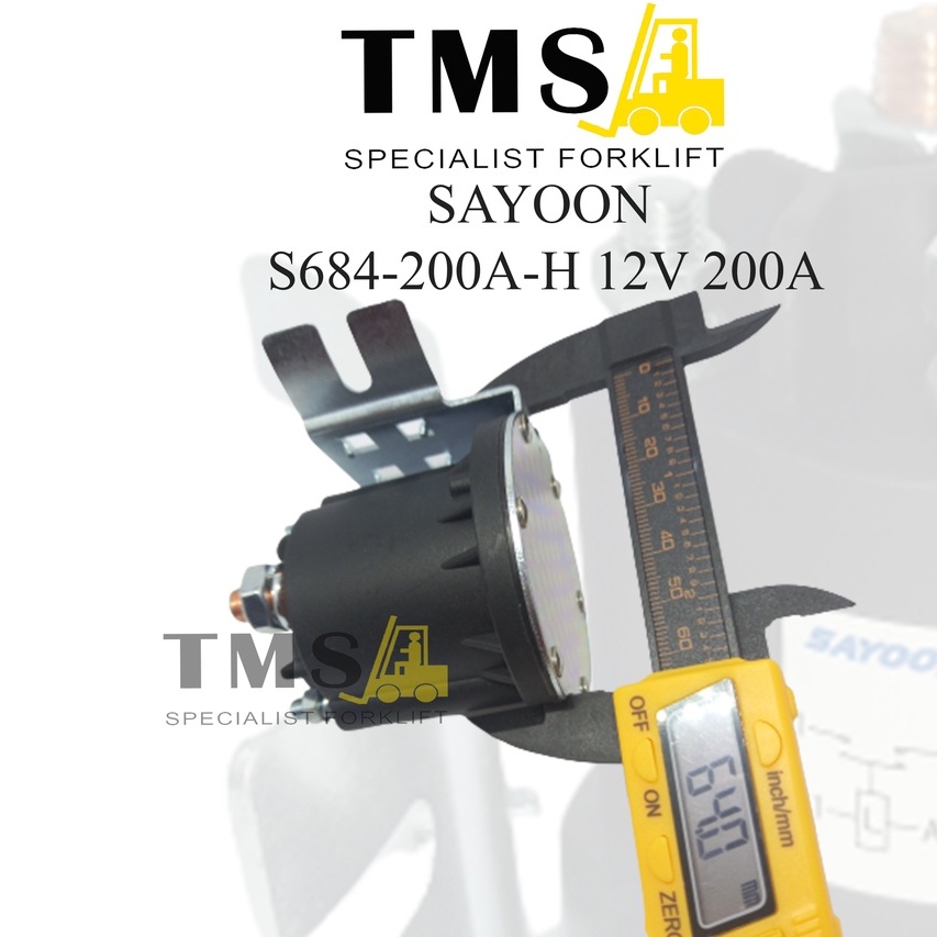 Sayoon Contactor S684-200A-H 12V 200A S684 Kontaktor Forklift - Gambar 4