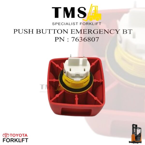 BT Toyota Push Button 7636807 BT Forklift Part Reachtruck Emergency Stop Reflex LWE 200