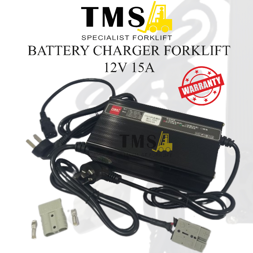 Battery Charger Forklift Eletric Battery 12V 15A Casan Forklift Pallet - Gambar 4