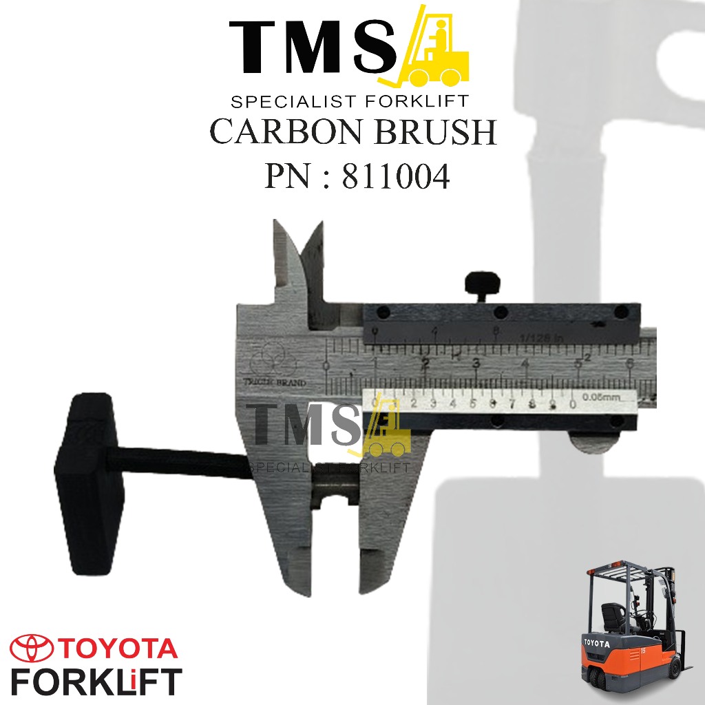 Carbon Brush Toyota Forklift 811004 - Gambar 5
