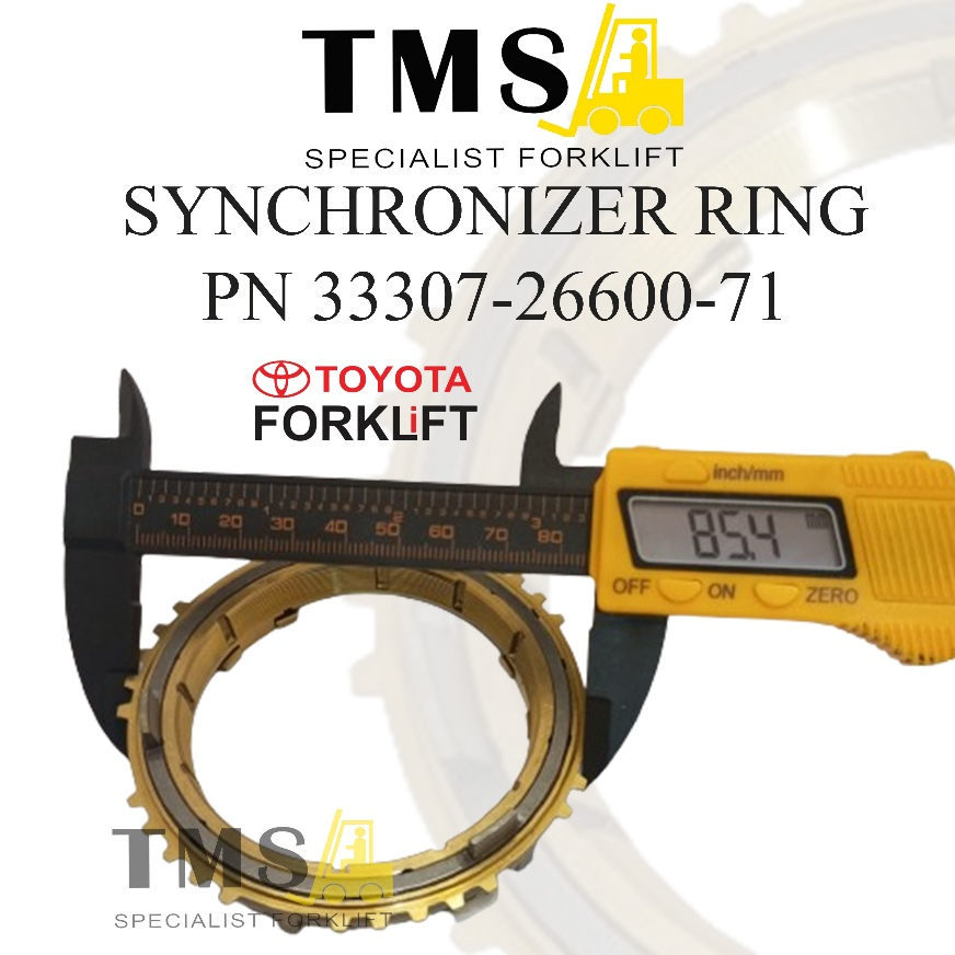 Synchronizer Ring 33307-26600-71 Syncromis Toyota Forklfit 8FD10 - 8FD - Gambar 4