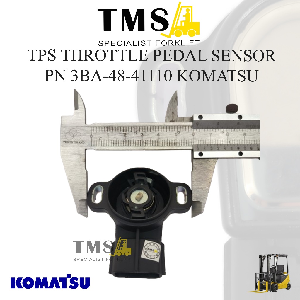TPS Throttle Pedal Sensor 3BA-48-41110 Accelerator Komatsu Electric Forklift FB15 FB30 - Gambar 4