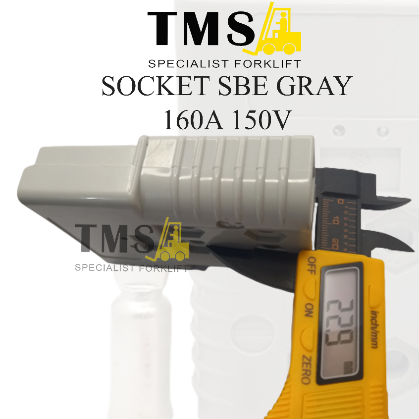 Socket Plug Battery DC SBE160A Gray Plug Forklift Electric SBE - Gambar 5