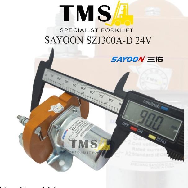Sayoon Contactor SZJ300A MJZ300A 24V 1NO Forklift Eletric - Gambar 4