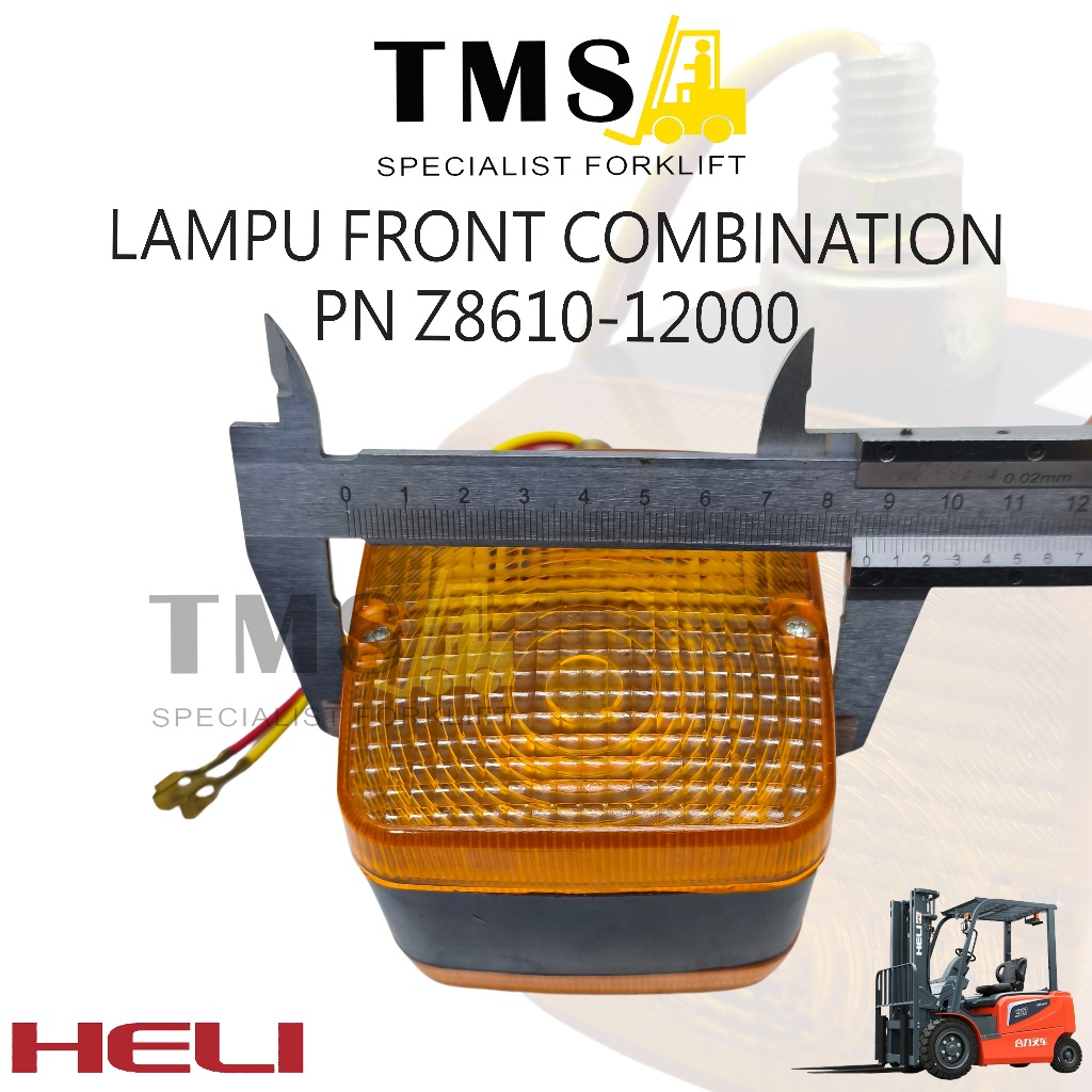 Part Number Z8610-12000 Lampu Depan Forklift Heli H2000 Front Combination Lamp Sein LED - Gambar 5