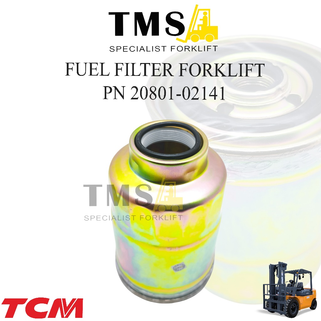 Filter Bensin 20801-02141 Forklift Fuel Filter for TCM Isuzu C240 - Gambar 2