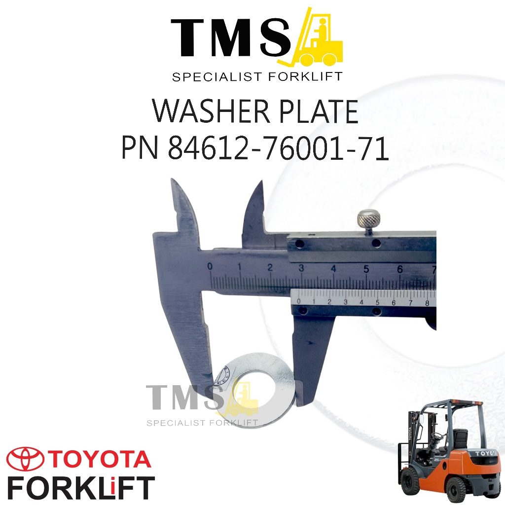 Washer Plate Forklift Part Number 84612-76001-71 for toyota forklift - Gambar 3