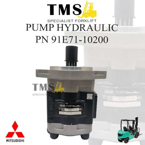 Pump Hydraulic 91E71-10200 Pompa Hydrolik Forklfit Mitsubishi FD25N GRANDIA