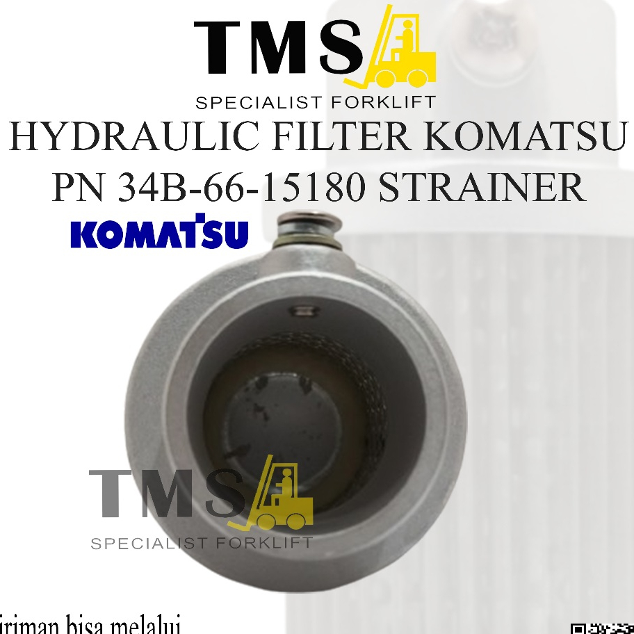34B-66-15180 Hydraulic Filter Komatsu Forklift Strainer - Gambar 5