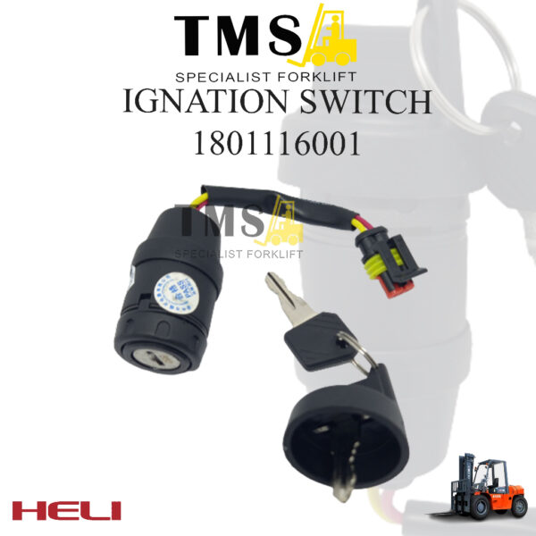 Kunci Kontak Ignition Switch 1801116001 for Heli Forklift CBD460 CDD93