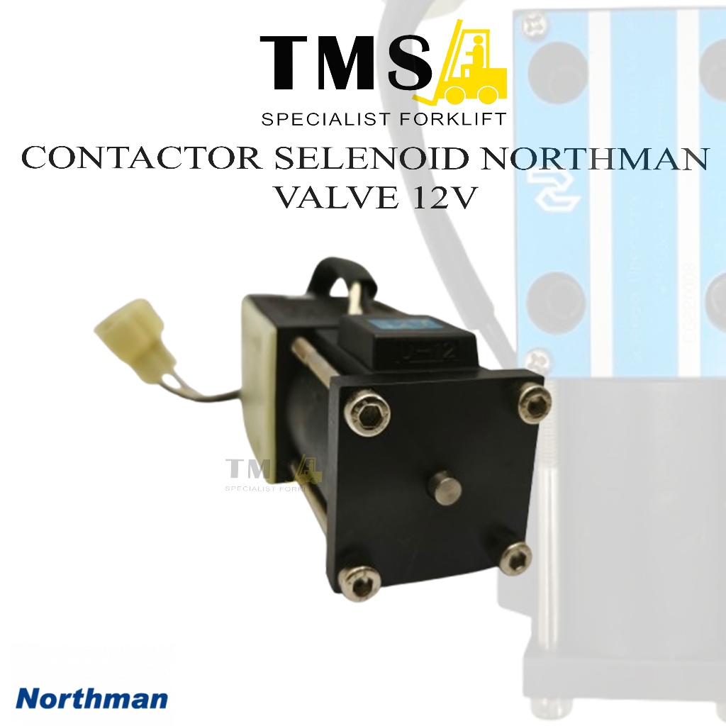 Solenoid Maju Mundur Forklift Diesel Sparepart Solenoid Valve Northman 12V SWM-G02-C4-D12-30-H006 - Gambar 3