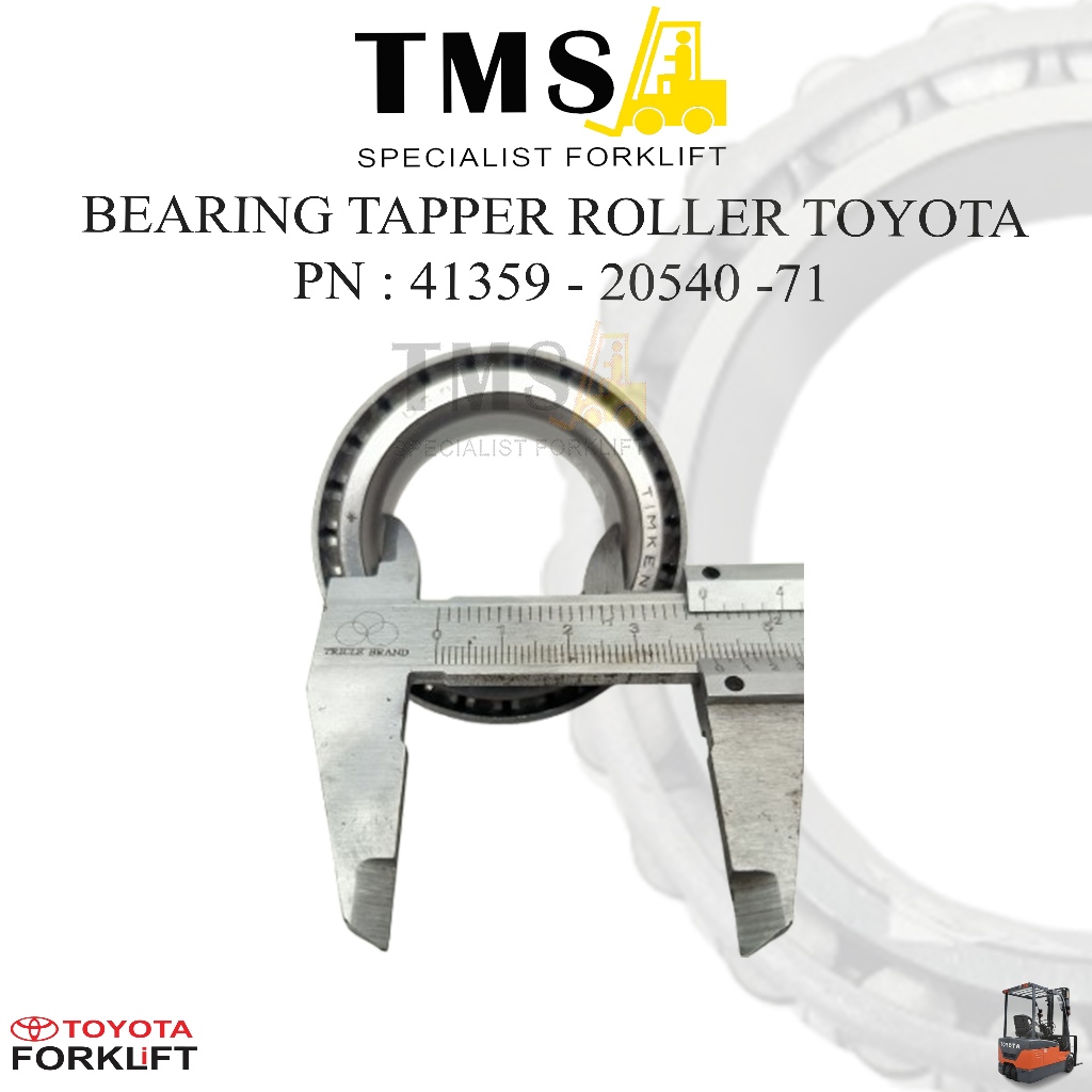 41359-20540-71 Bearing Tapper Roller Bearing Toyota Forklift - Gambar 5