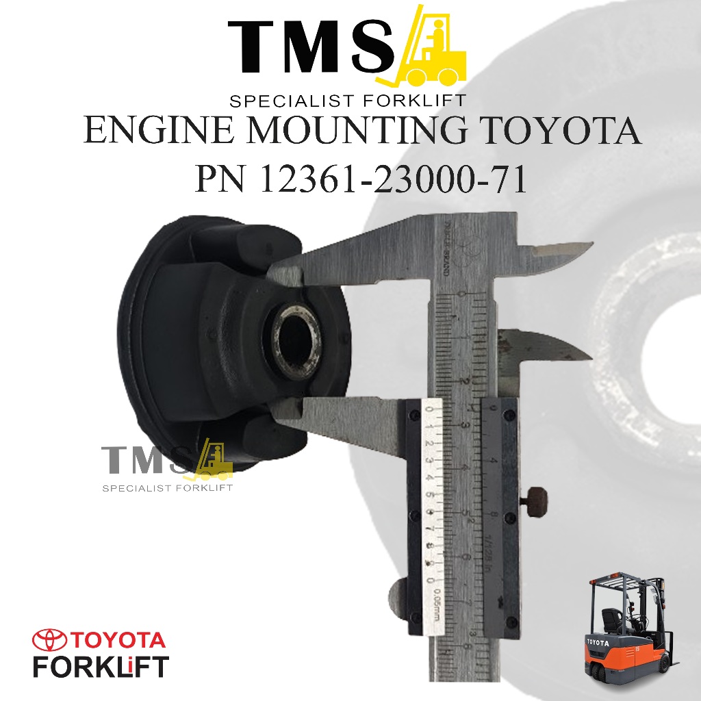 Engine Mounting 12361- 23000-71 Toyota Counter Balance 5FD 2.5 Ton Parts Forklift - Gambar 5