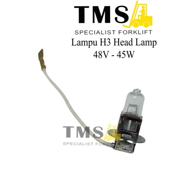 Lampu H3 48V 45W Head Lamp Kabel Electric Reachtruck For Forklift