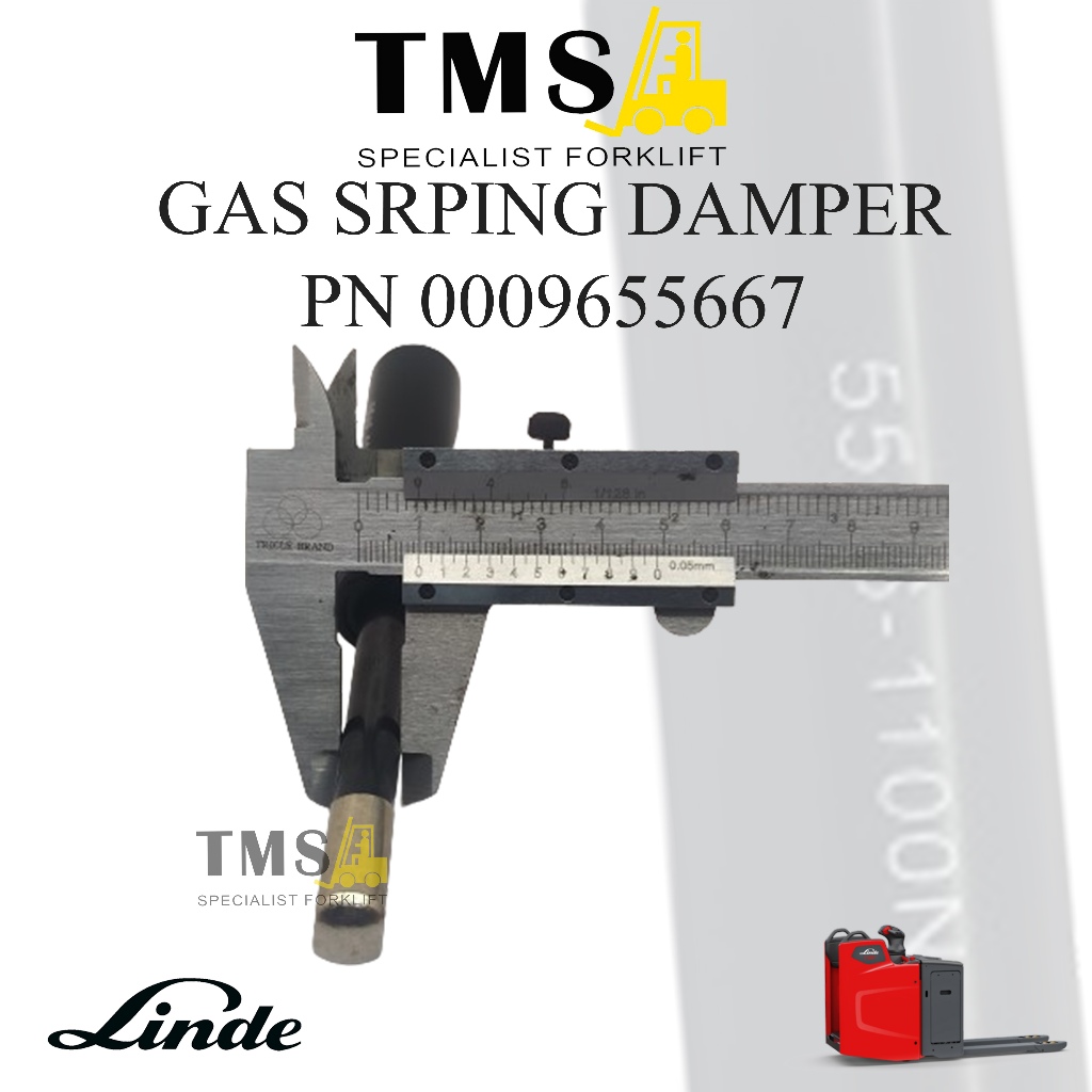 Damper Gas Spring 0009655667 Linde Forklift Pallet Truck - Gambar 4