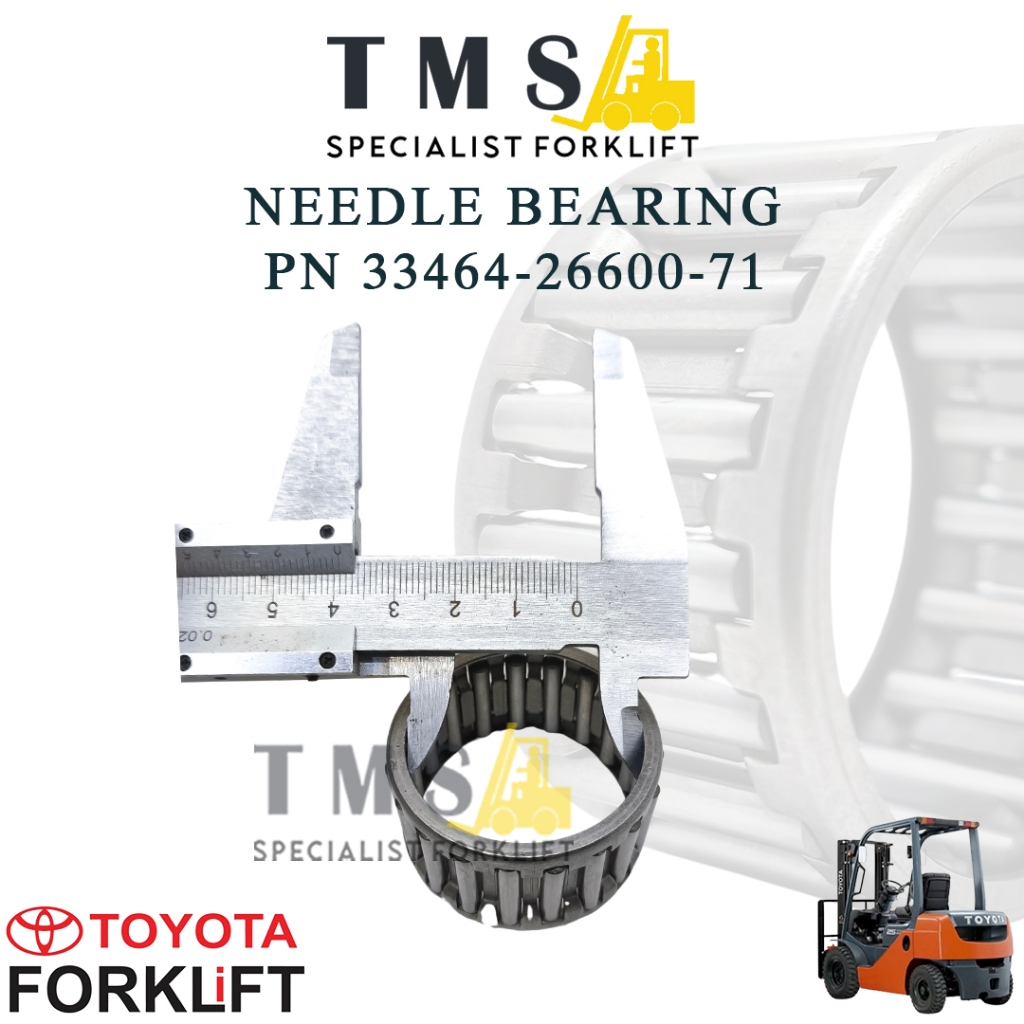 Bearing Forklift PN 33464-26600-71 Toyota Bearing Shaft Gearbox Transmisi Toyota 8FG 8FD - Gambar 4