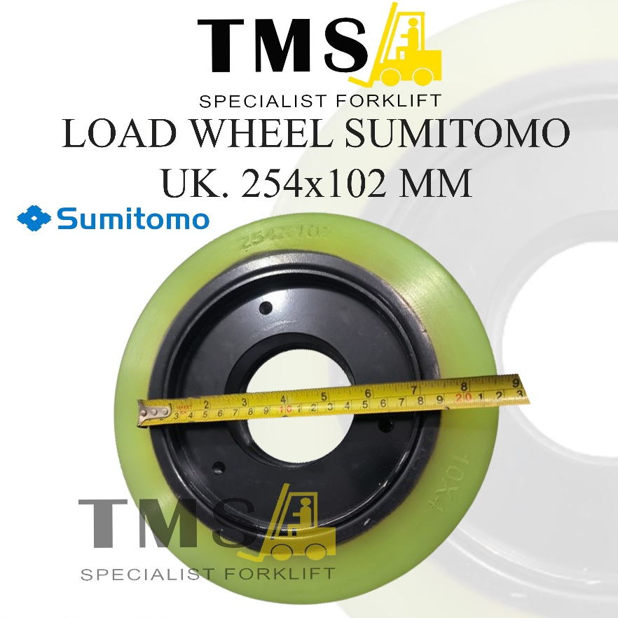 Roda Load Depan Wheel Sumitomo 8FBR18 254x102 Reachtruck - Gambar 3