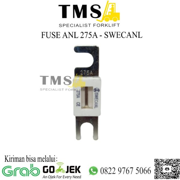 Fuse White ANL 275A 48V Sikring Forklift ReachTruck Stacker SWECANL