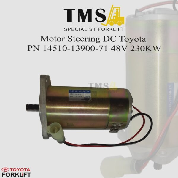 Motor Steering DC Toyota Forklift PN 14510-13900-71 48V 230KW