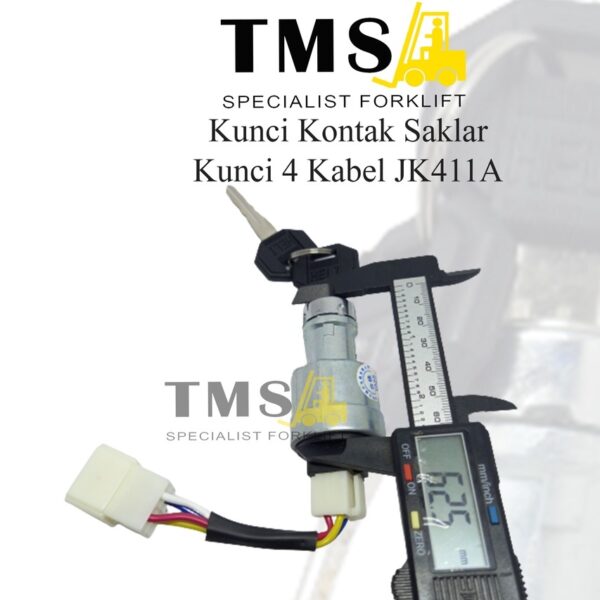 Kunci Kontak Saklar Kunci 4 Kabel JK411A untuk TCM HELI Forklift