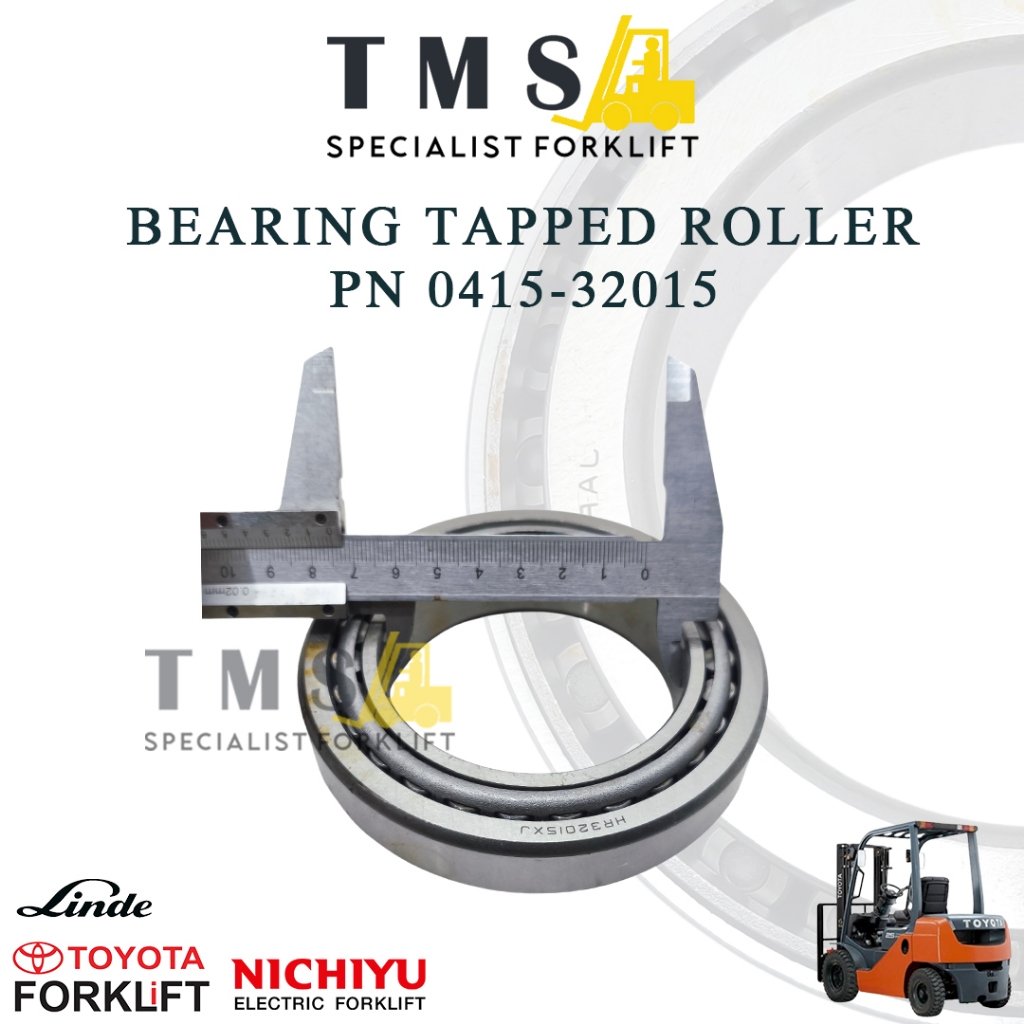 Bearing Tapered Roller Forklift Toyota,Linde,Nichiyu For Part Number 0415-32015 75x115x25 HR32015XJ 75x115x25mm - Gambar 6