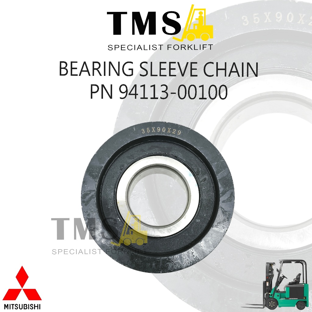 Bearing Sleeve Chain Part Number 94113-00100 Forklift Mast Chain Roller / Chain Wheel Mitsubishi