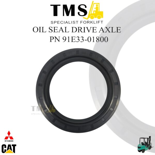 91E33-01800 Oil Seal Drive Axle Mitsubishi Forklift FD35 Front Axle Shaft