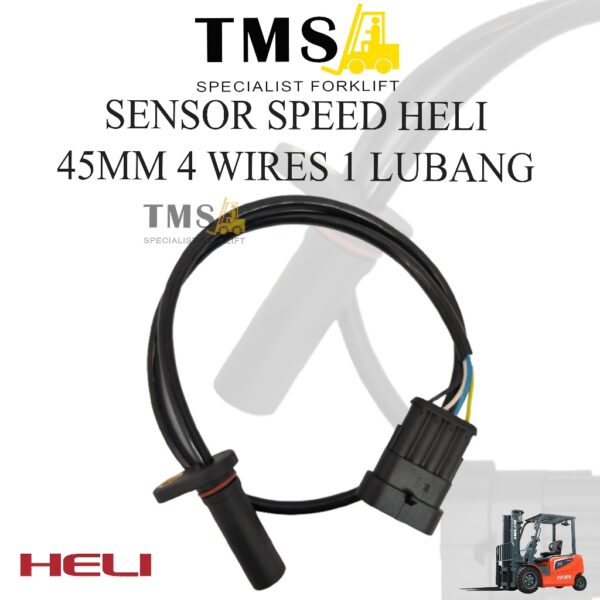 Sensor Speed Heli Forklift Single Hole Ukuran Diameter 45mm 4 wires 1 Lobang