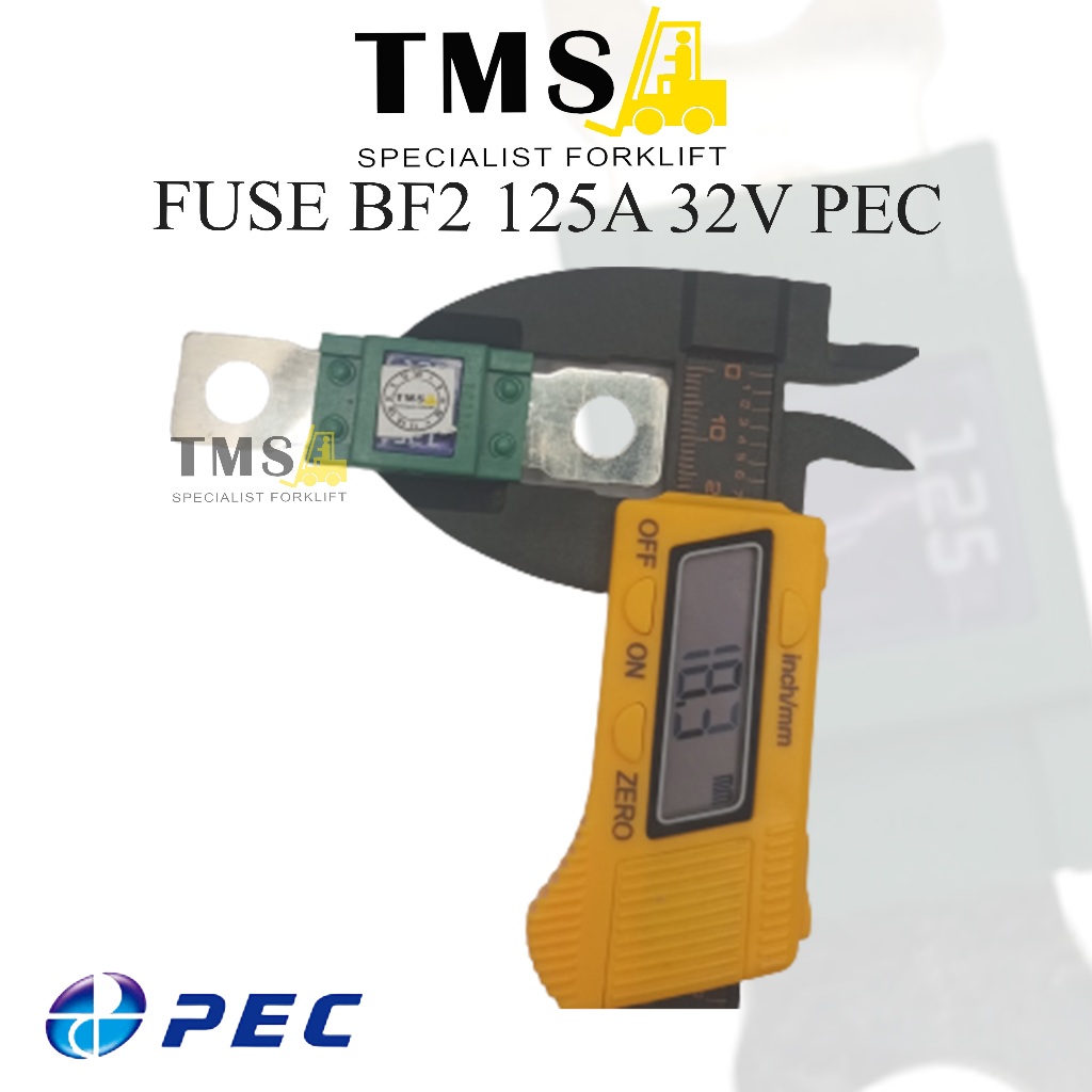 Fuse 125A (Mega BF2) For Forklift MERK PEC / SEKRING 125A PEC - Gambar 4