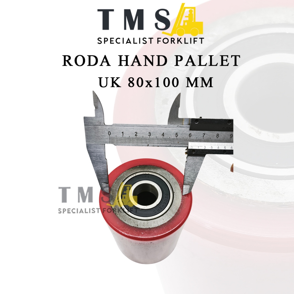 Roda Hand Pallet 80x100 Load Wheel Heavy Duty - Gambar 3