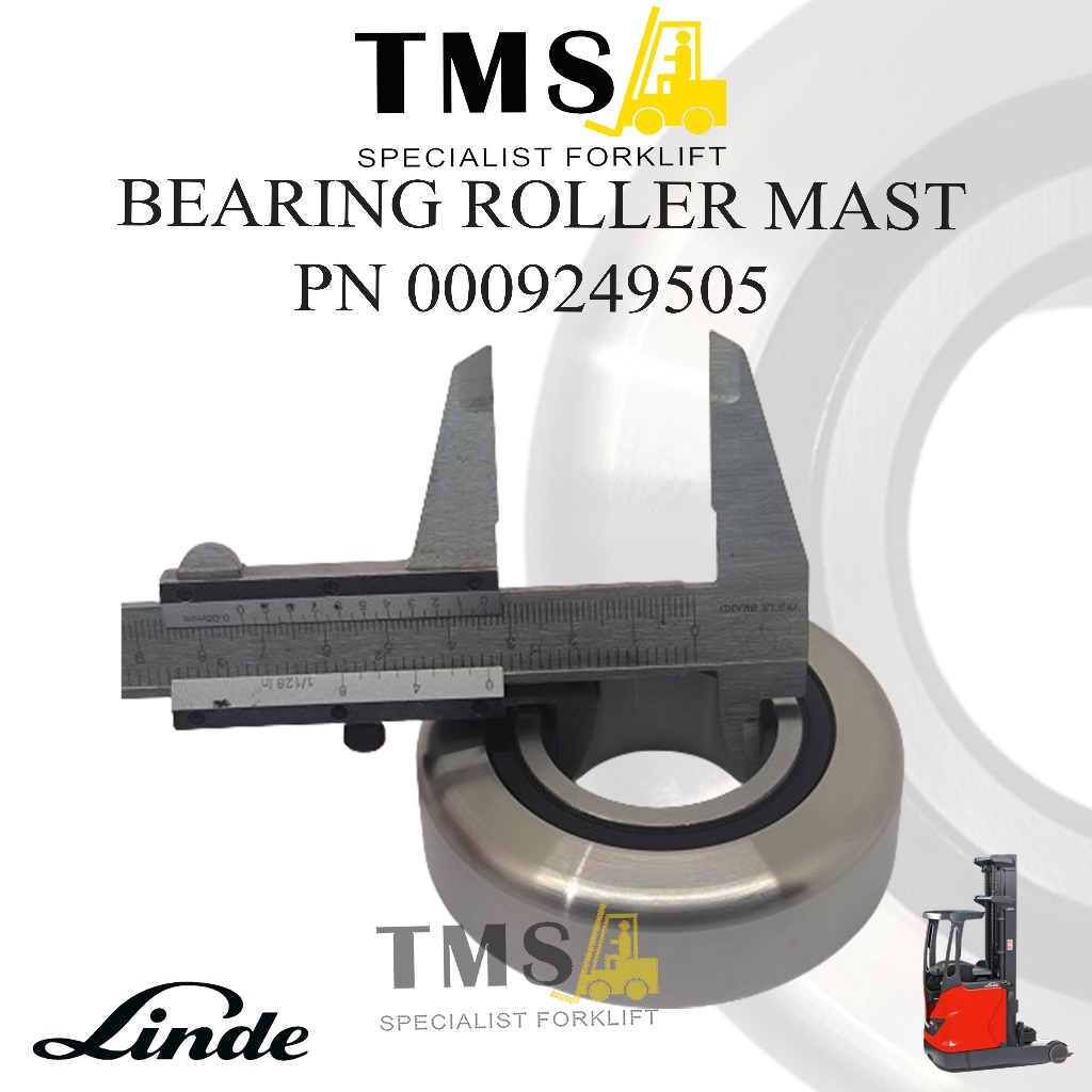 Bearing Roller Mast LINDE STILL Forklift 0009249505 35x81.2x26 Reachtruck Mast - Gambar 4