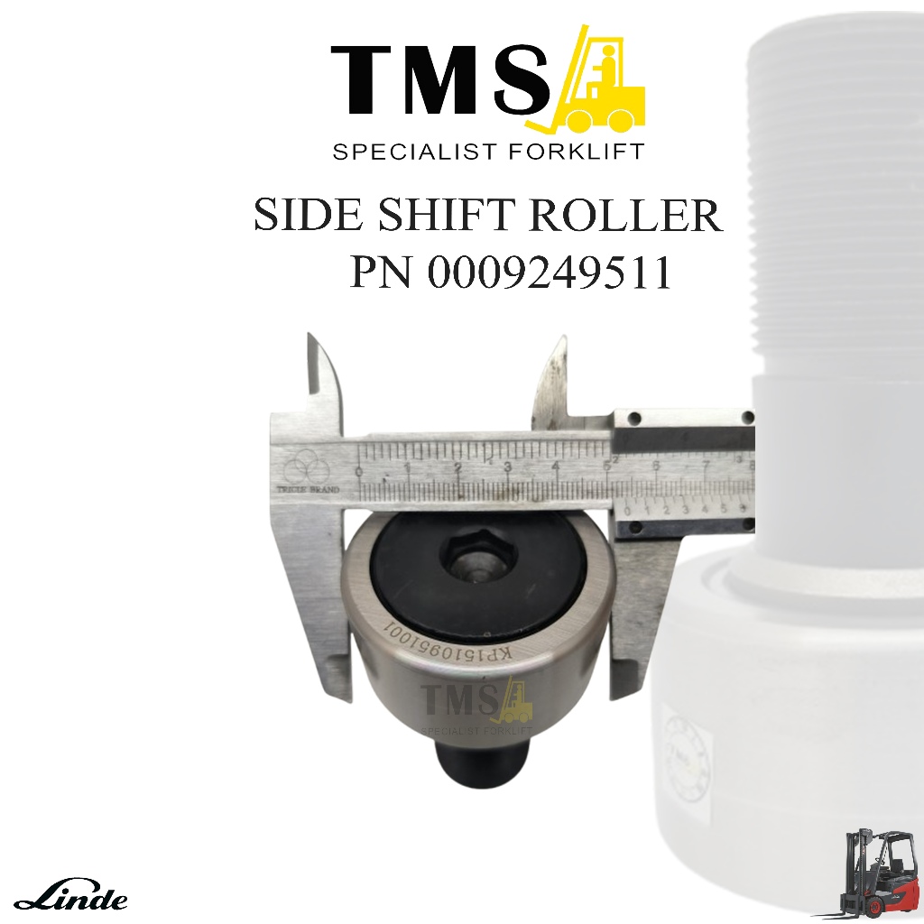 Side Shift Roller Forklift 0009249511 Cam Roller Bearings LINDE H25- H35 Forklift Counterbalance - Gambar 3