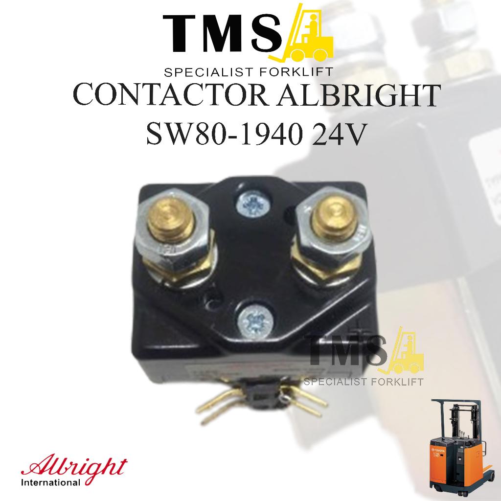 Albright Contactor Selenoid SW80-1940 24V for Forklift Electric - Gambar 3