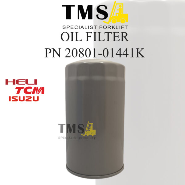 Filter Oli 20801-01441K Oil Filter TCM HELI Isuzu Engine 6BG1