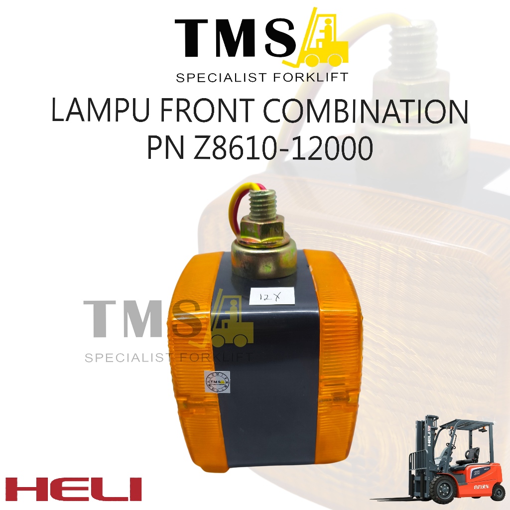 Part Number Z8610-12000 Lampu Depan Forklift Heli H2000 Front Combination Lamp Sein LED - Gambar 2