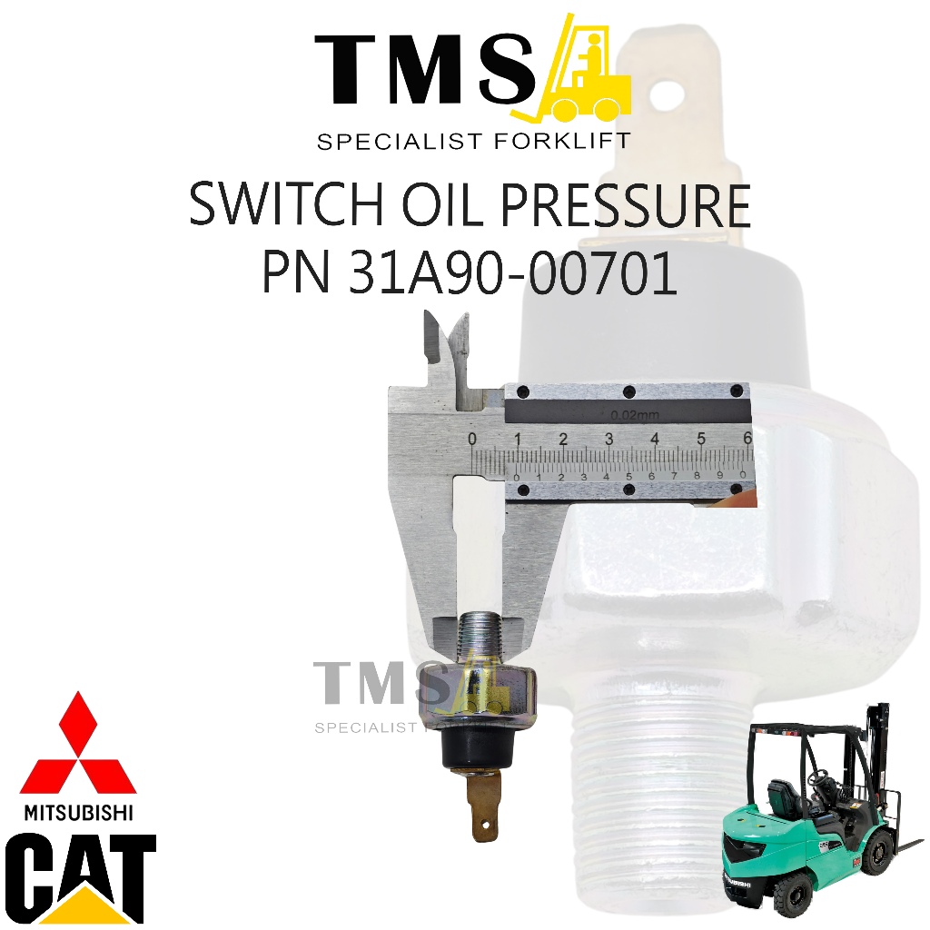 Part Number 31A90-00701 Switch Oil Pressure Forklift Mitsubishi CAT Sensor Tekanan Oli Mesin - Gambar 5