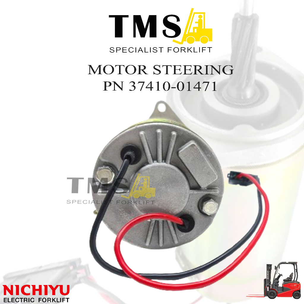 Motor Steering 37410-01471 Forklift Reachtruck Nichiyu FBR15 FBR30 1,5 Ton Reach Truck 48V 300W - Gambar 3