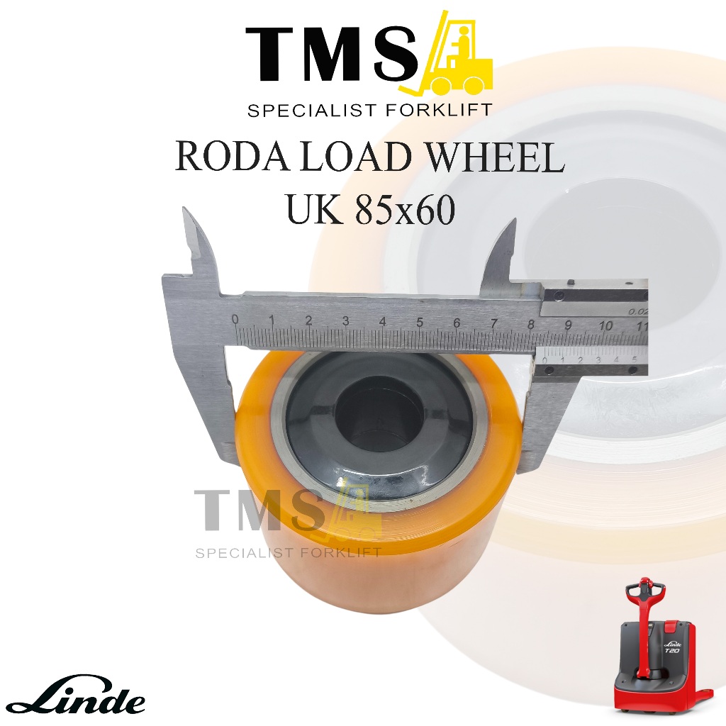 Roda Load Wheel Pallet Mover Stacker Hand Stacker 85x60 Forklift LINDE - Gambar 4