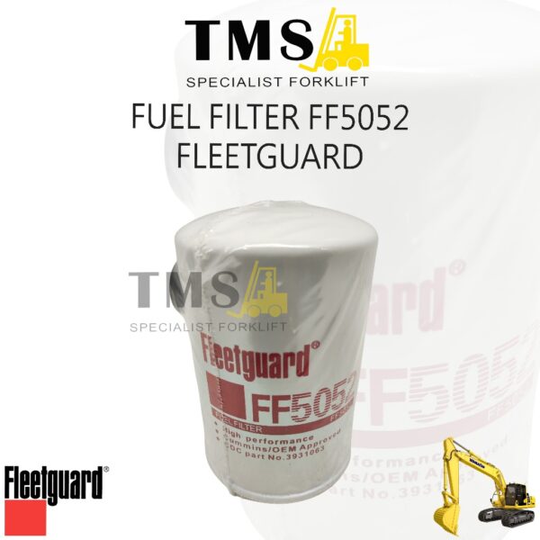 Fleetguard Fuel Filter FF5052 Filter Solar Excavator Komatsu PC200 & Hyundai R225-7