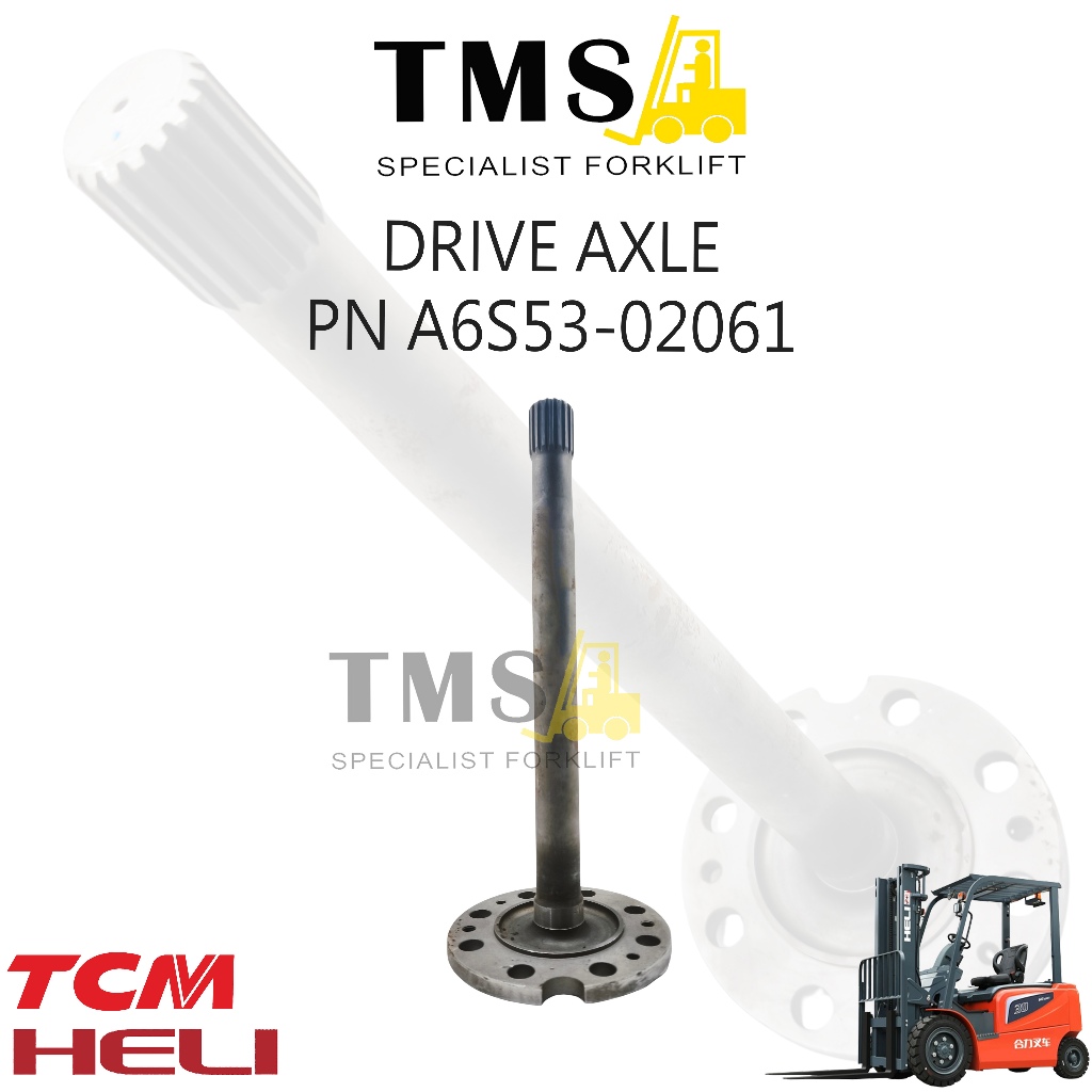 Drive Axle Forklift Part Number A6S53-02061 Heavy Duty – As Roda Gardan Forklift TCM / HELI - Gambar 4
