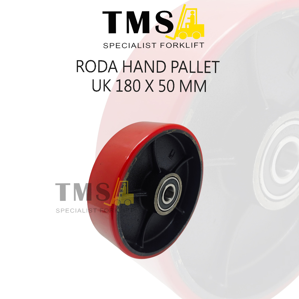 Roda Hand Pallet 180x50 Steering Wheel Heavy Duty - Gambar 2