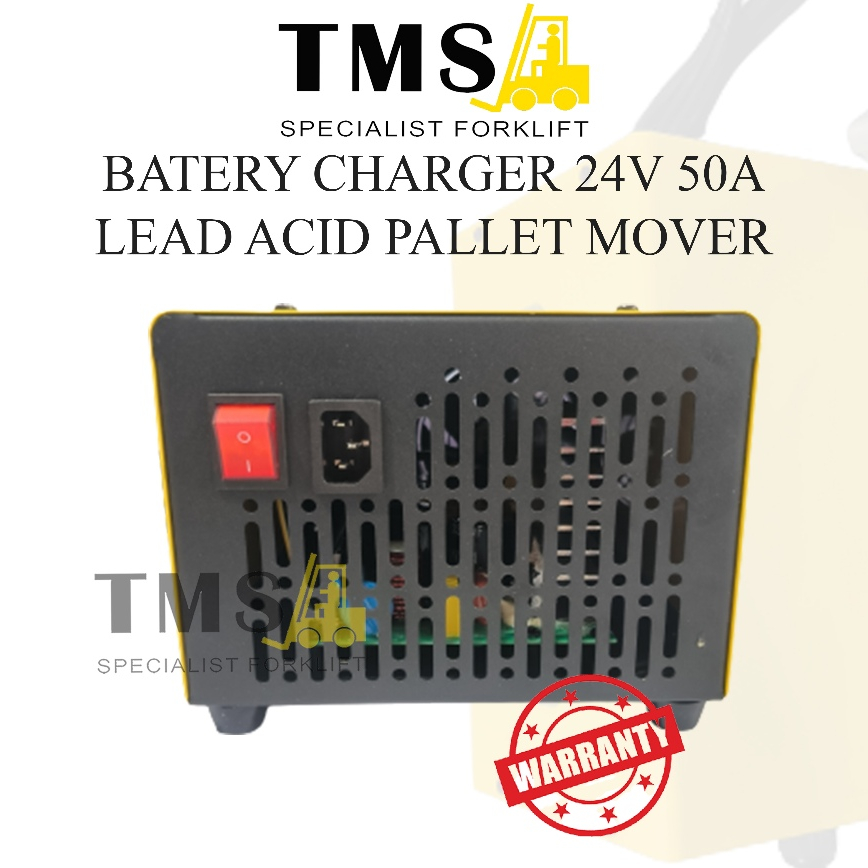 Charger Forklift Pallet Mover 24V 50A Lead Acid Casan Forklift Battery - Gambar 4