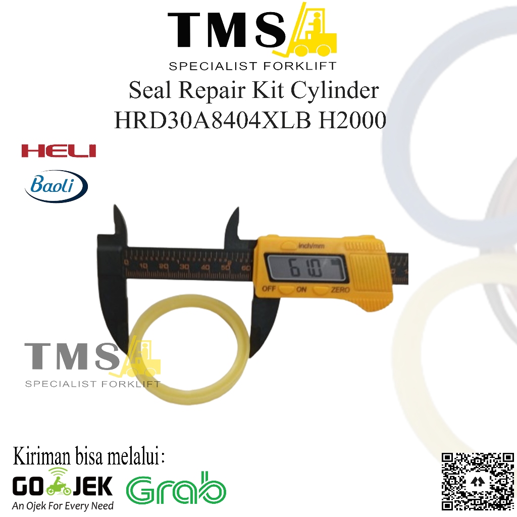 Seal Repair Kit Cylinder Heli Forklift HRD30A8404XLB H2000 Series - Gambar 3