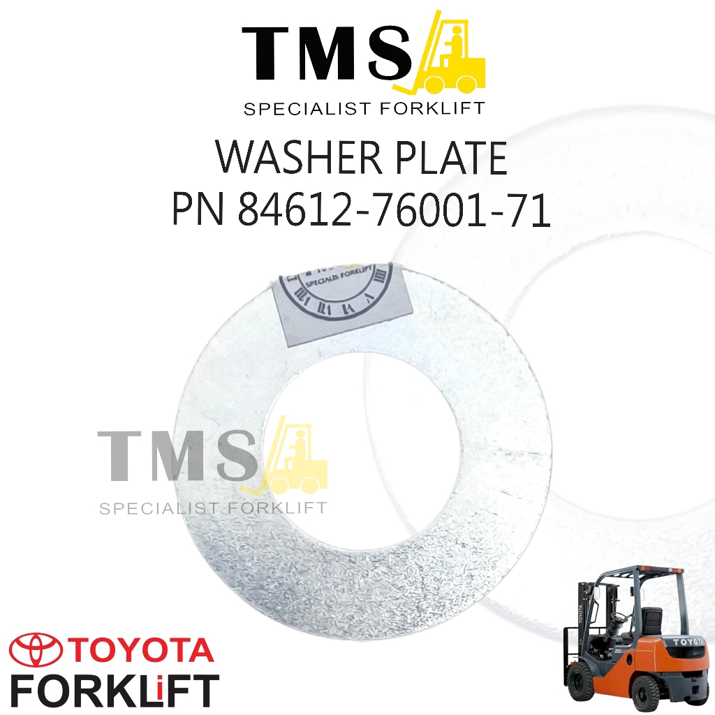 Washer Plate Forklift Part Number 84612-76001-71 for toyota forklift - Gambar 2