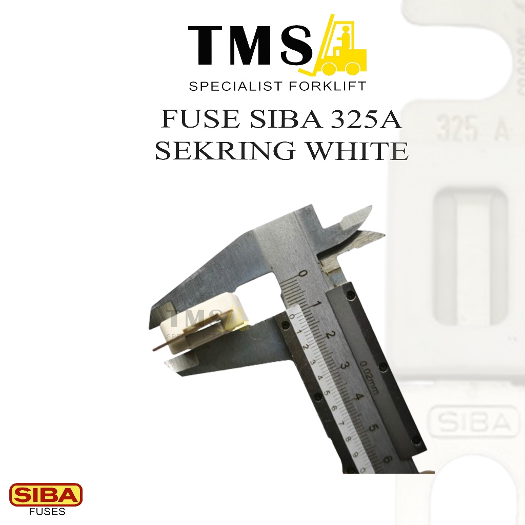 SIBA Fuse 9005805 325A VFuse Skring Forklift Germany Fuse 80V Pallet mover - Gambar 4