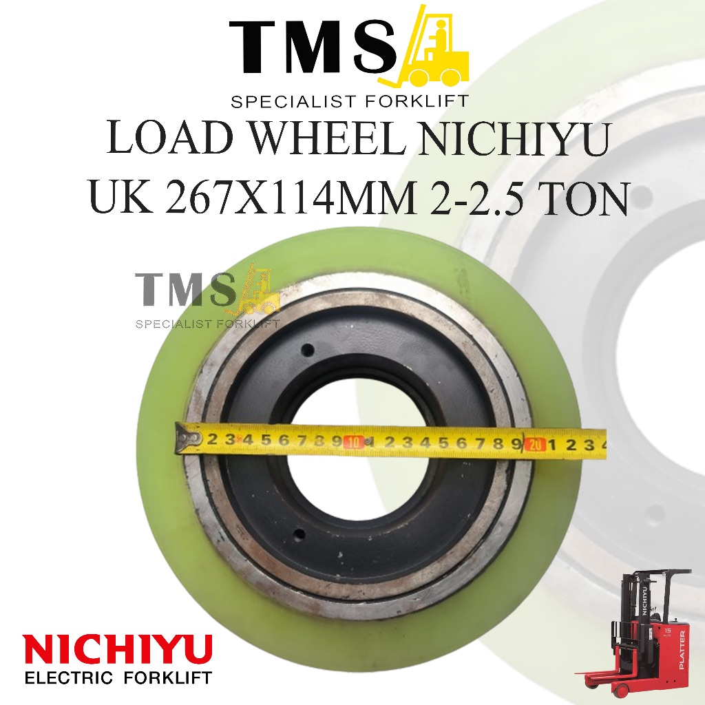 267x114 Roda Load Wheel Nichiyu Forklift Electric 2 Ton Reachtuck FBR Nichiyu - Gambar 3